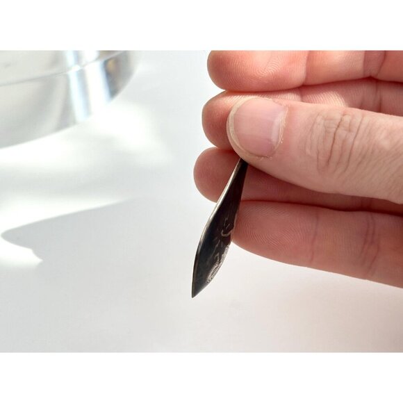 Mekkala(h) Siam Sterling Silver 925 Vintage Thai Made Nielloware Brooch Pin - Picture 2 of 10